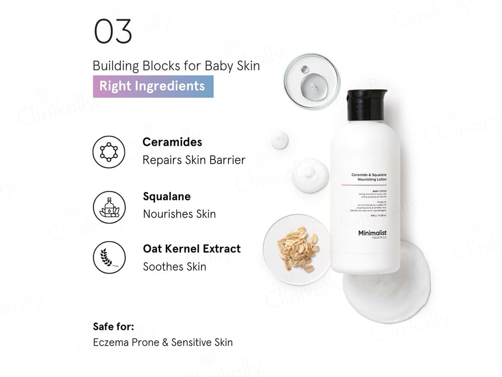 Minimalist Pediatrics Ceramide & Squalane Nourishing Lotion