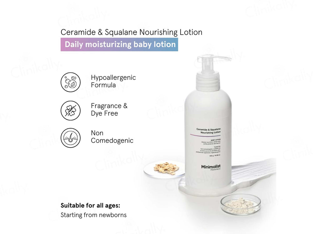 Minimalist Pediatrics Ceramide & Squalane Nourishing Lotion