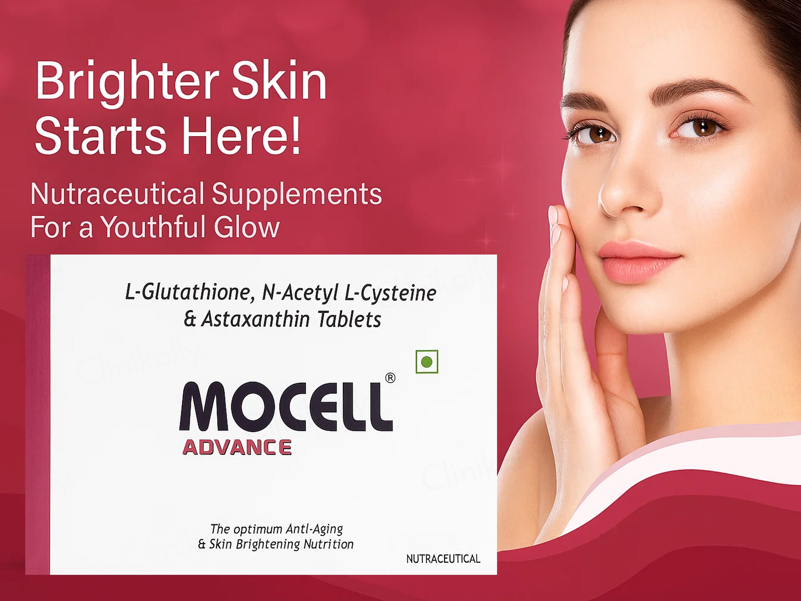 Mocell Advance Anti-Aging & Skin Brightening Nutraceutical Tablet
