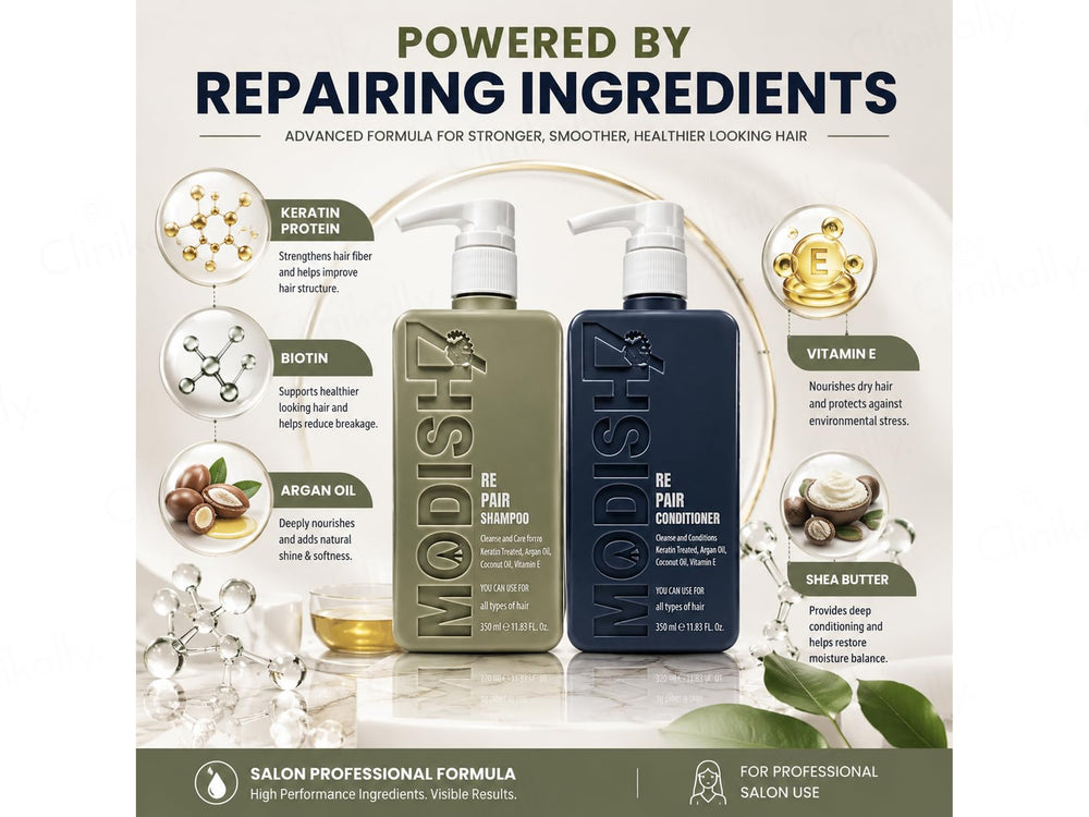 Modish7 Repair Shampoo + Conditioner Combo