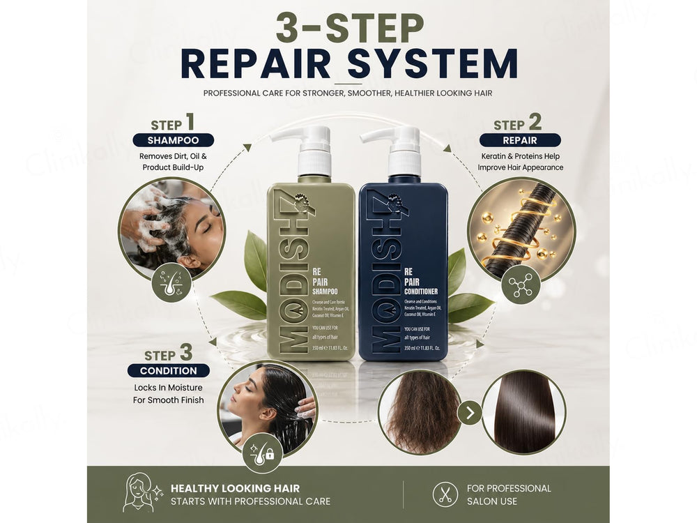 Modish7 Repair Shampoo + Conditioner Combo