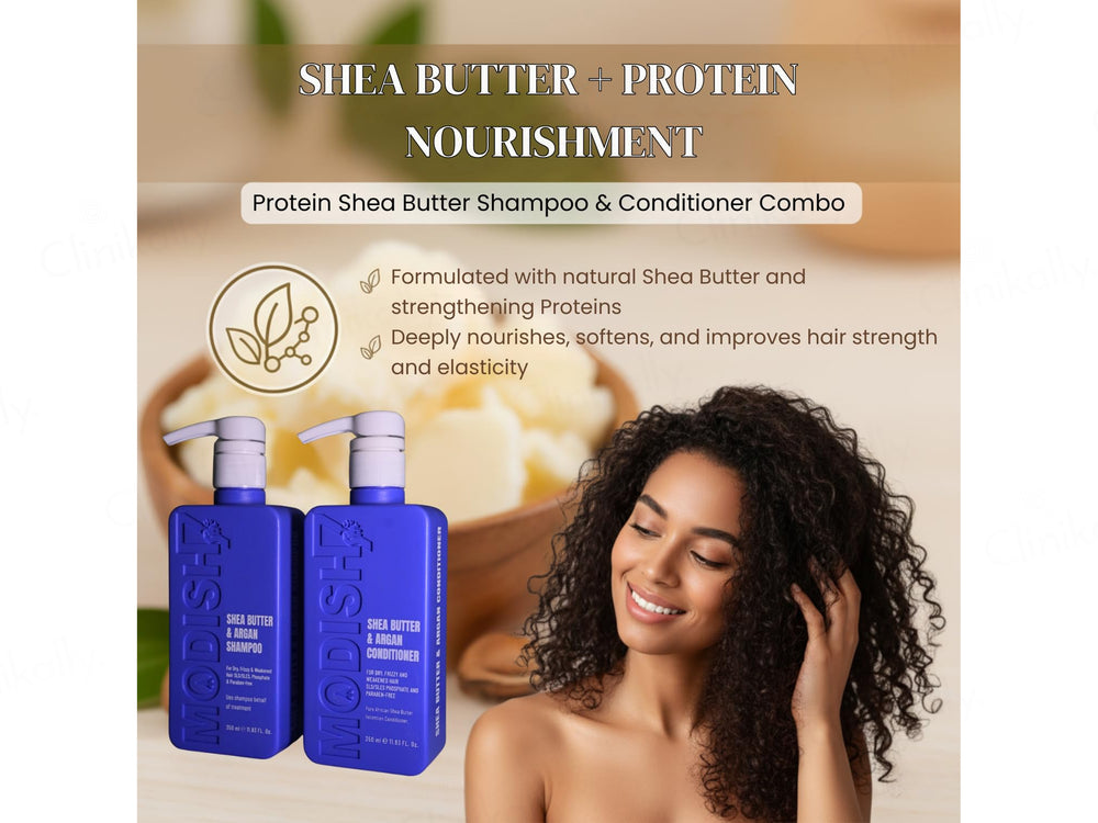 Modish7 Shea Butter & Argan Shampoo + Conditioner Combo