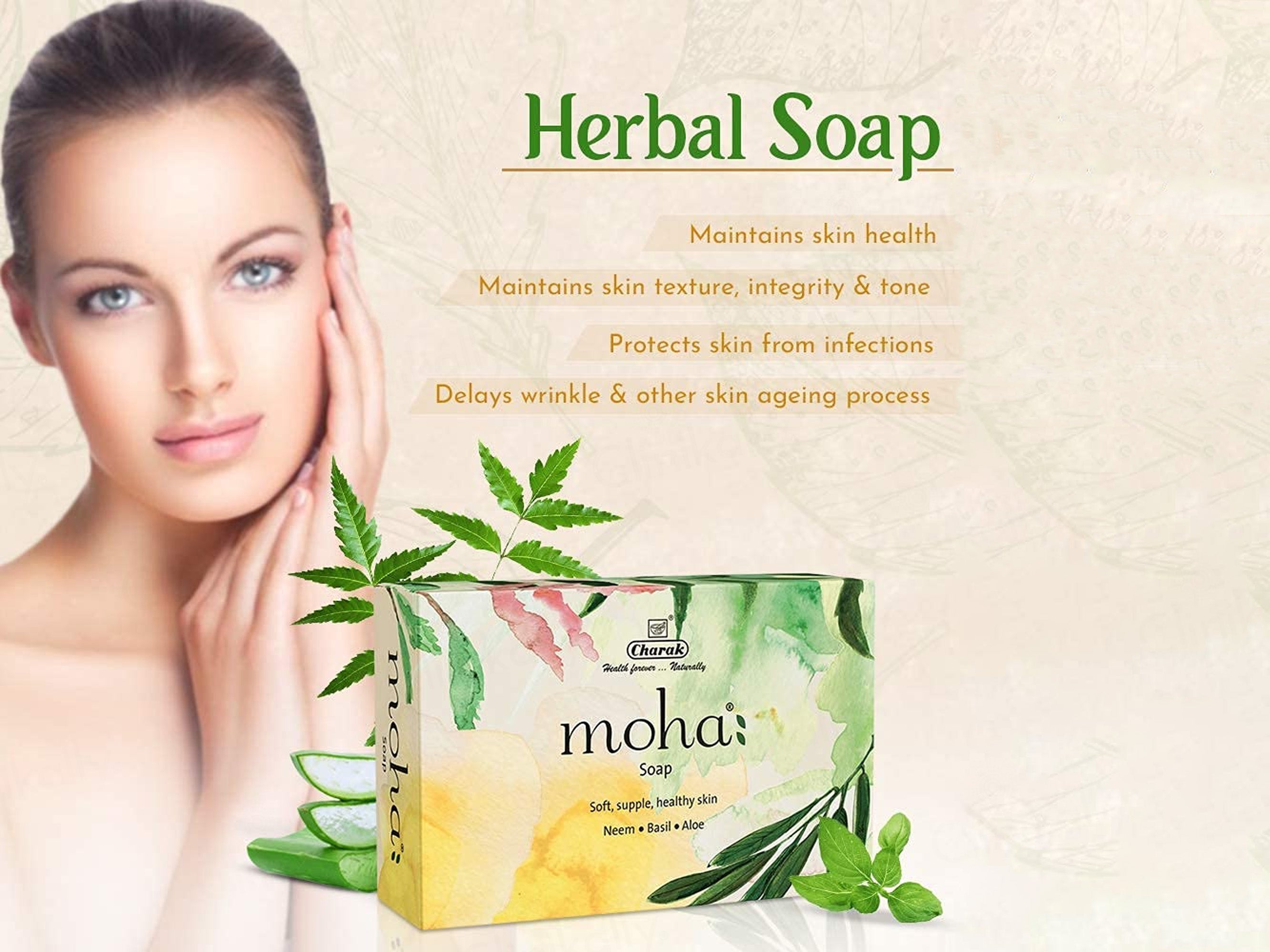 Moha: Herbal Soap (Pack Of 3)