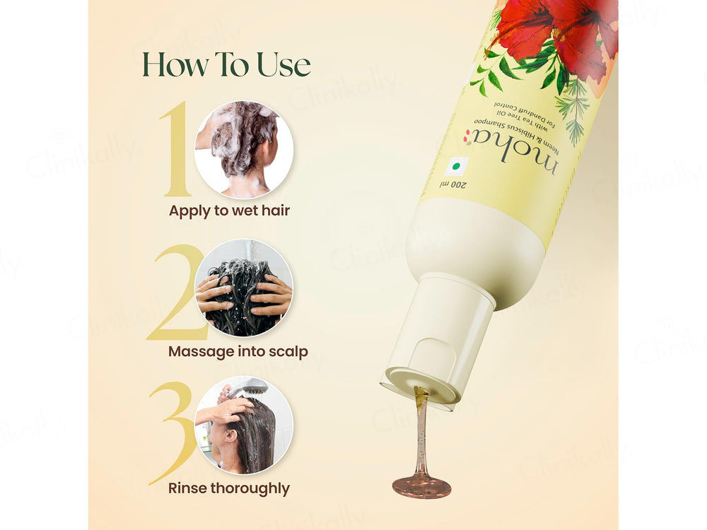 Moha: Neem & Hibiscus Anti-Dandruff Shampoo