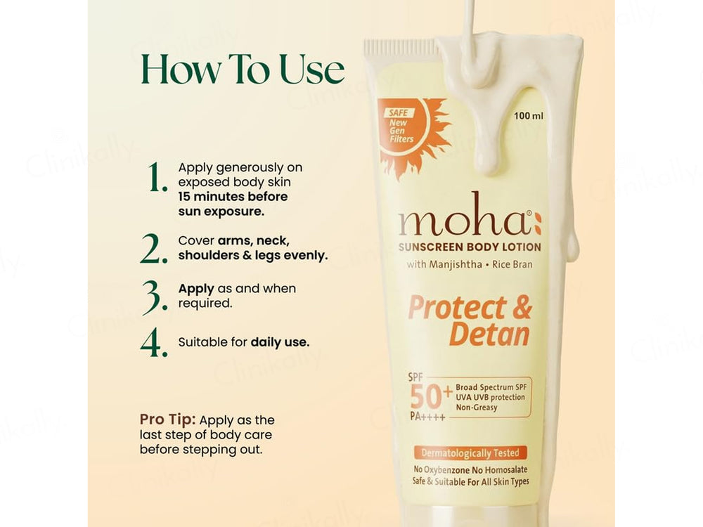 Moha: Sunscreen Body Lotion SPF 50+ PA++++