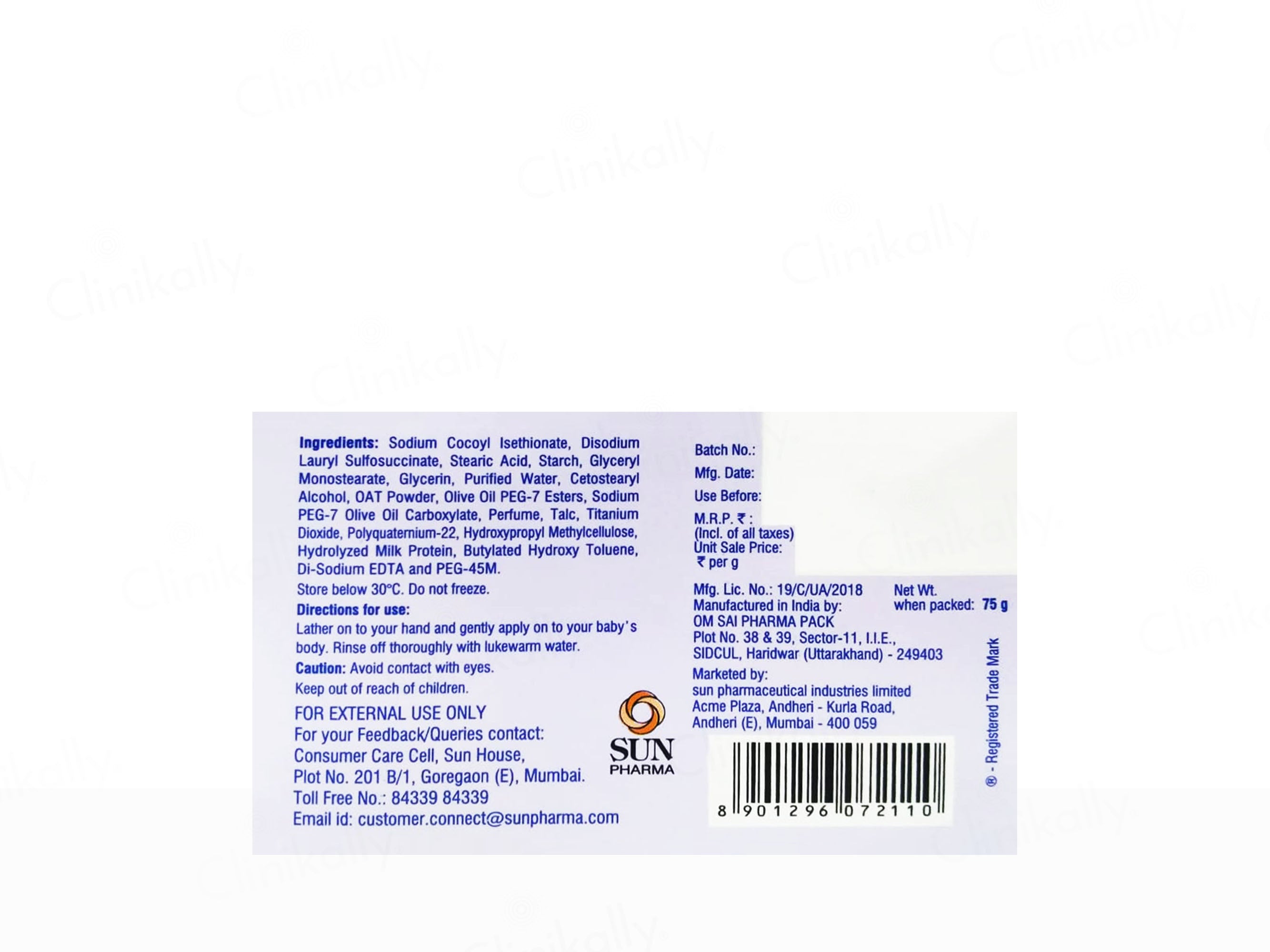 Moisturex Baby Gentle Bathing Bar