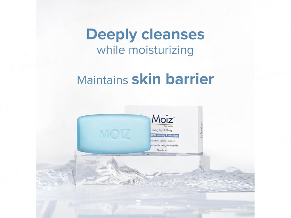 Moiz Syndet Gentle Cleansing & Moisturizing Bathing Bar
