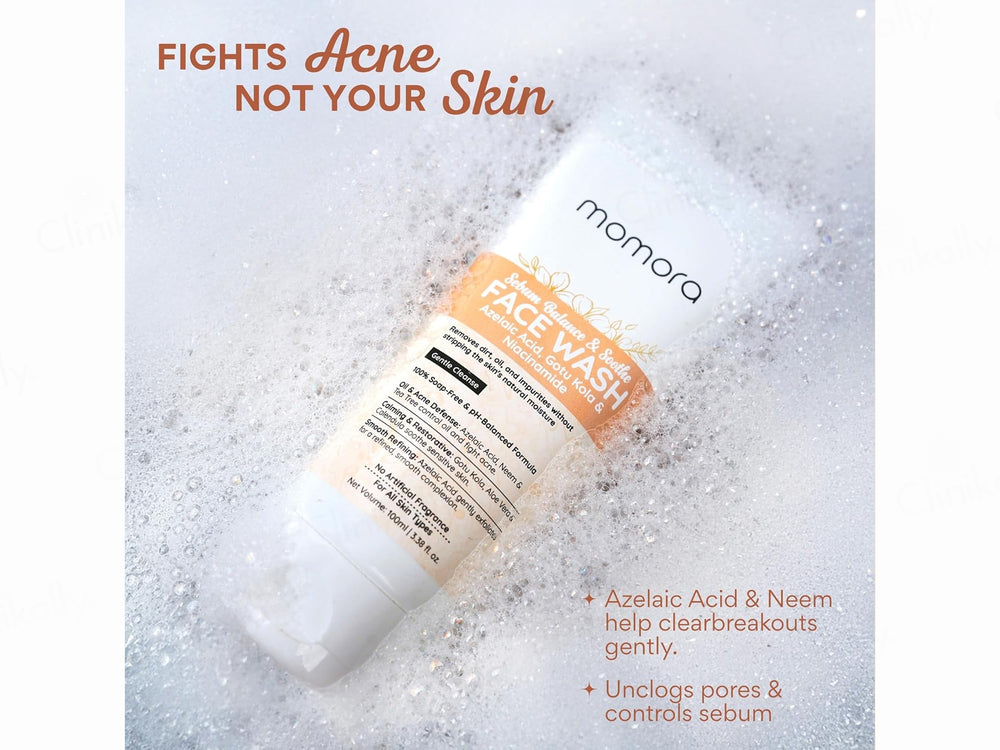 Momora Sebum Balance & Soothe Gentle Cleanse Face Wash