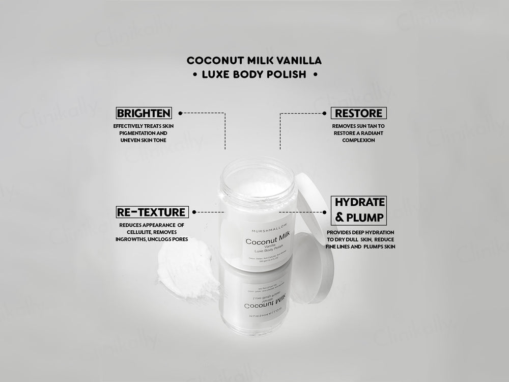 Murshmallow Coconut Milk & Vanilla Luxe Body Polish