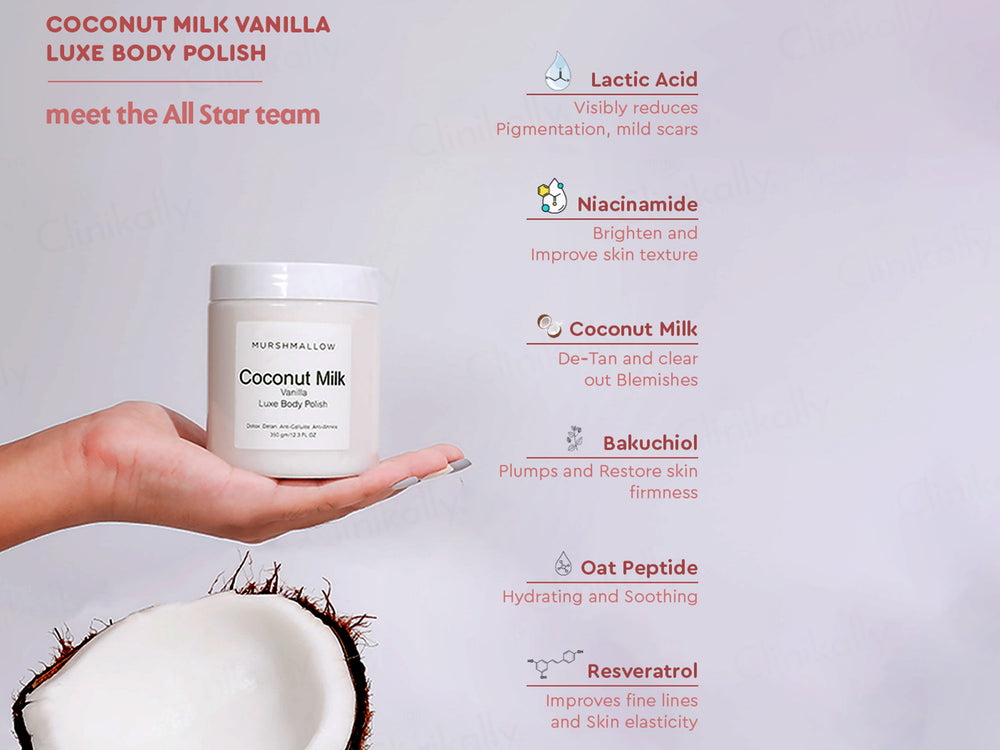 Murshmallow Coconut Milk & Vanilla Luxe Body Polish