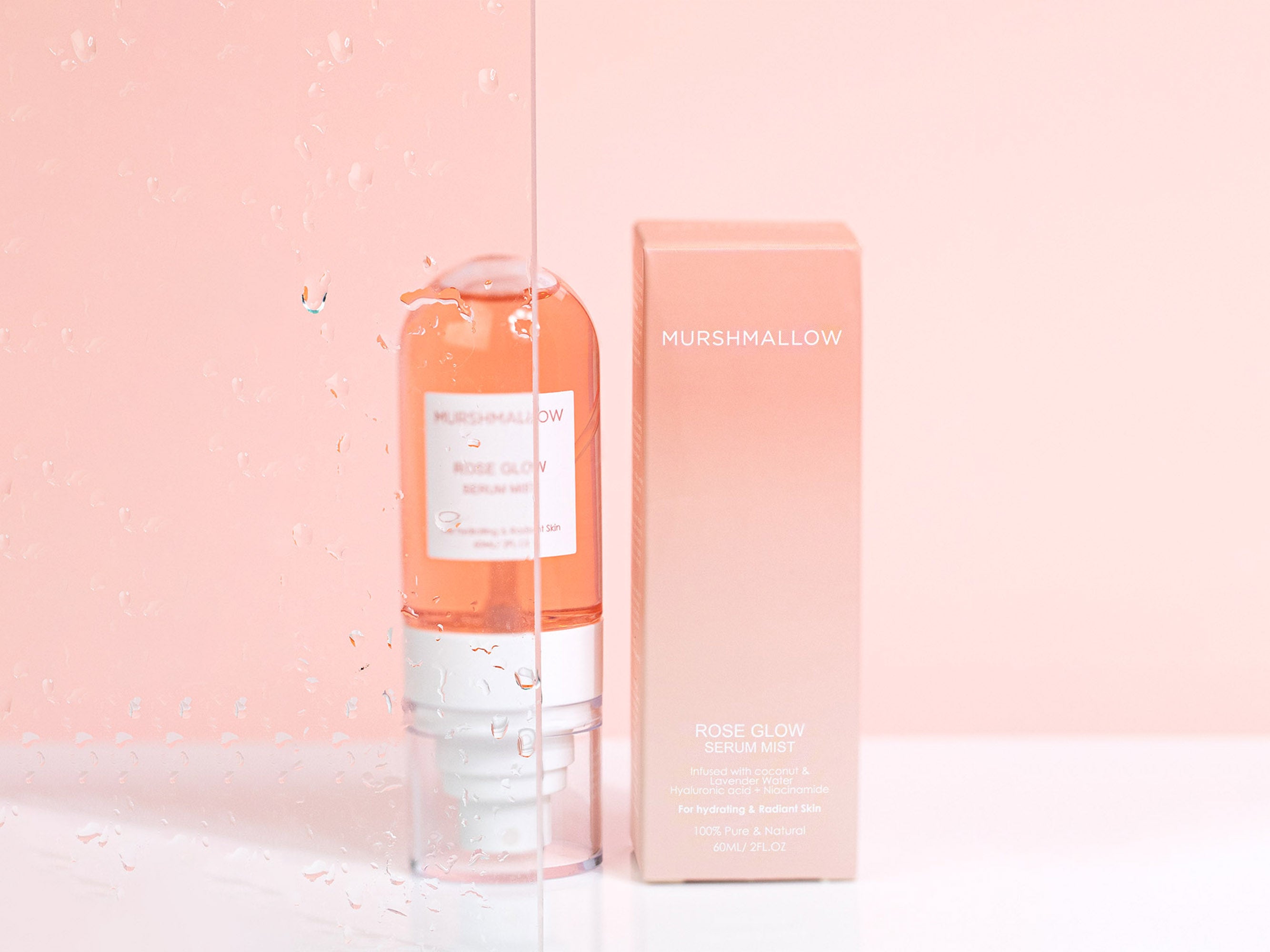 Murshmallow Rose Glow Serum Mist For Hydrating & Radiant Skin
