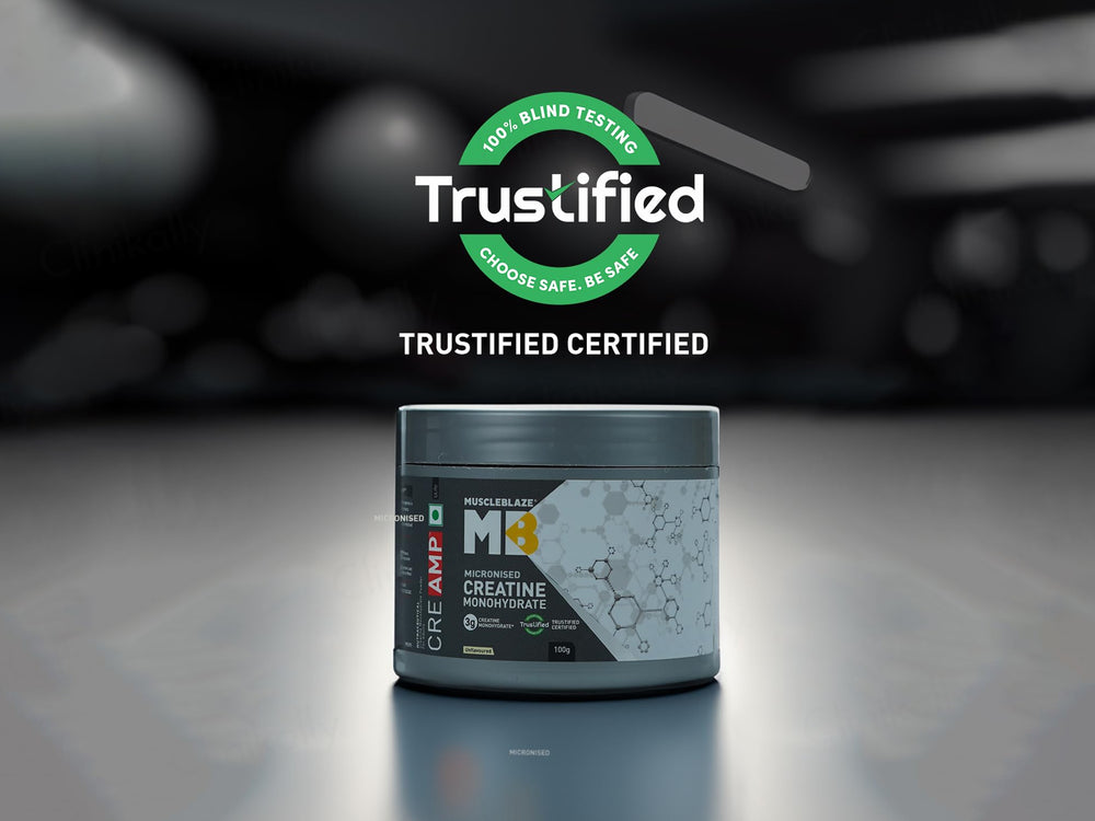 MuscleBlaze CreAMP Micronised Creatine Monohydrate Nutraceutical Powder - Unflavoured