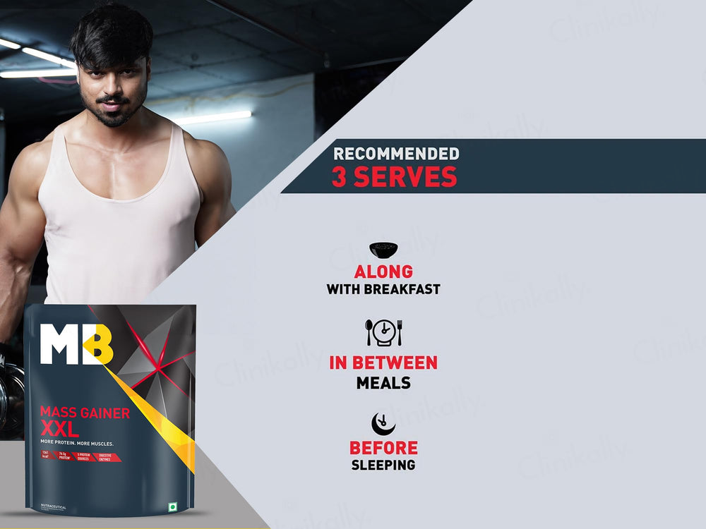 MuscleBlaze Mass Gainer XXL Nutraceutical Powder - Chocolate Flavour