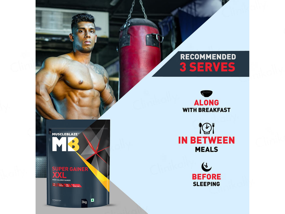 MuscleBlaze Super Gainer XXL Nutraceutical Powder - Chocolate Flavour