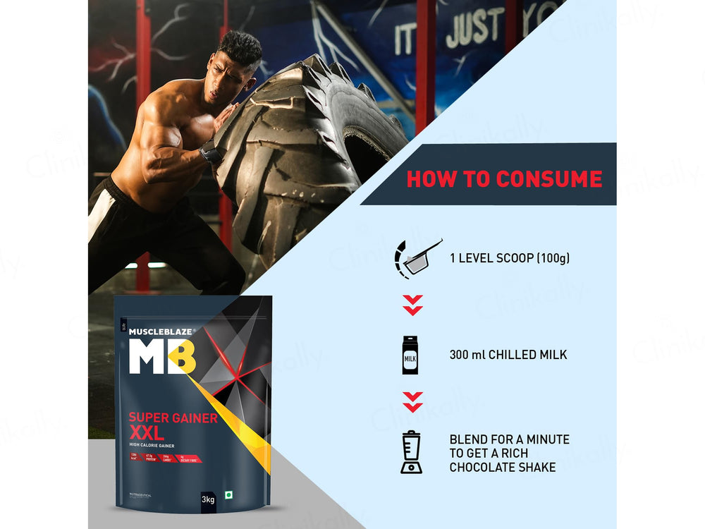 MuscleBlaze Super Gainer XXL Nutraceutical Powder - Chocolate Flavour