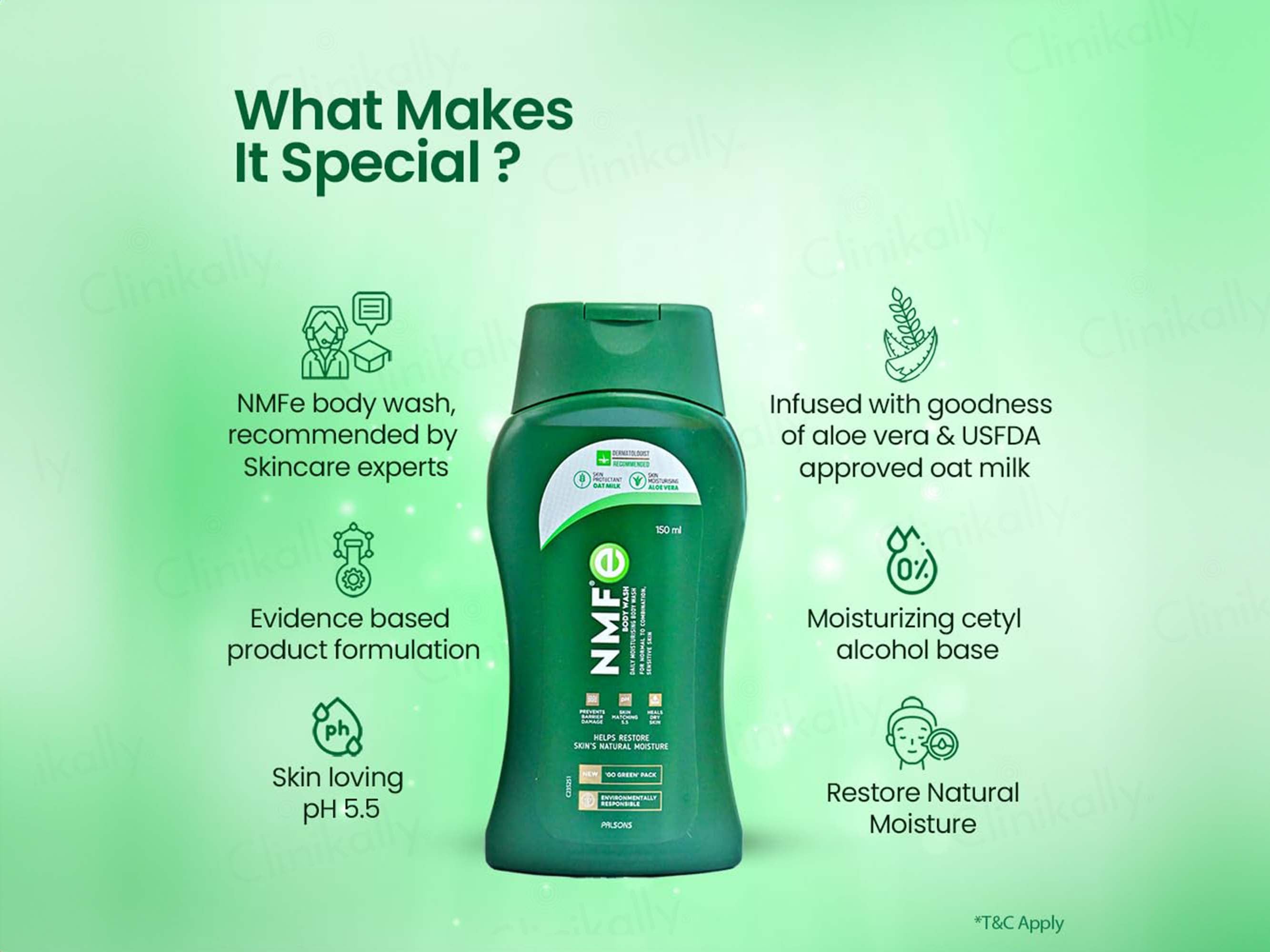 NMFe Daily Moisturising Body Wash For Normal to Sensitive Skin