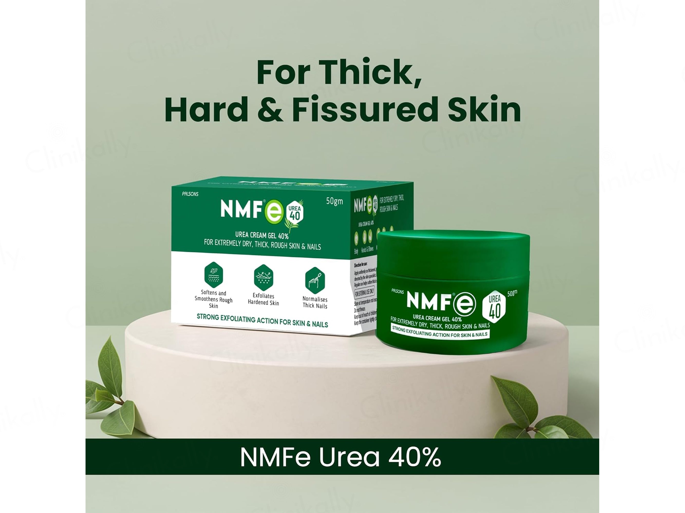 NMFe Urea 40% Cream Gel For Extremely Dry Skin & Nails