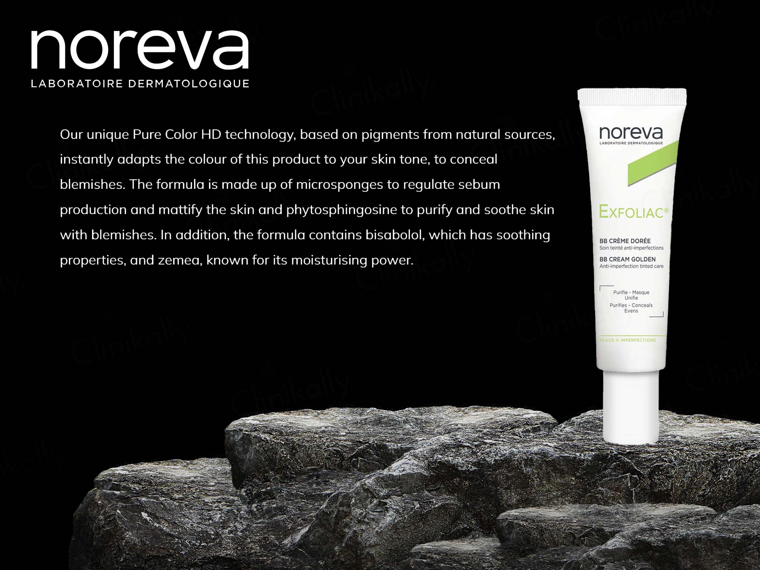 Noreva Exfoliac BB Anti-Imperfections Tinted Cream - Doree Golden