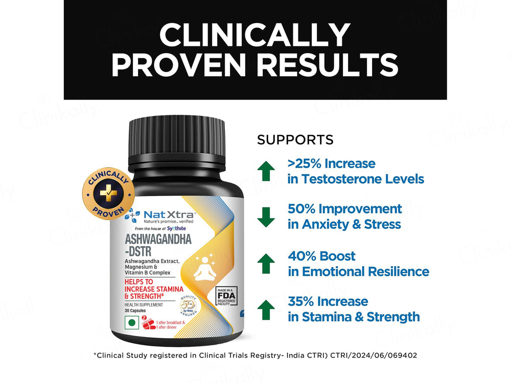 NatXtra Ashwagandha-DSTR Health Supplement Tablet