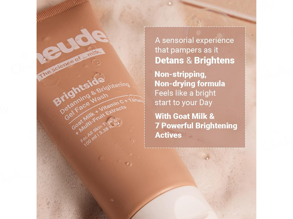 Neude Brightside Detanning & Brightening Gel Face Wash