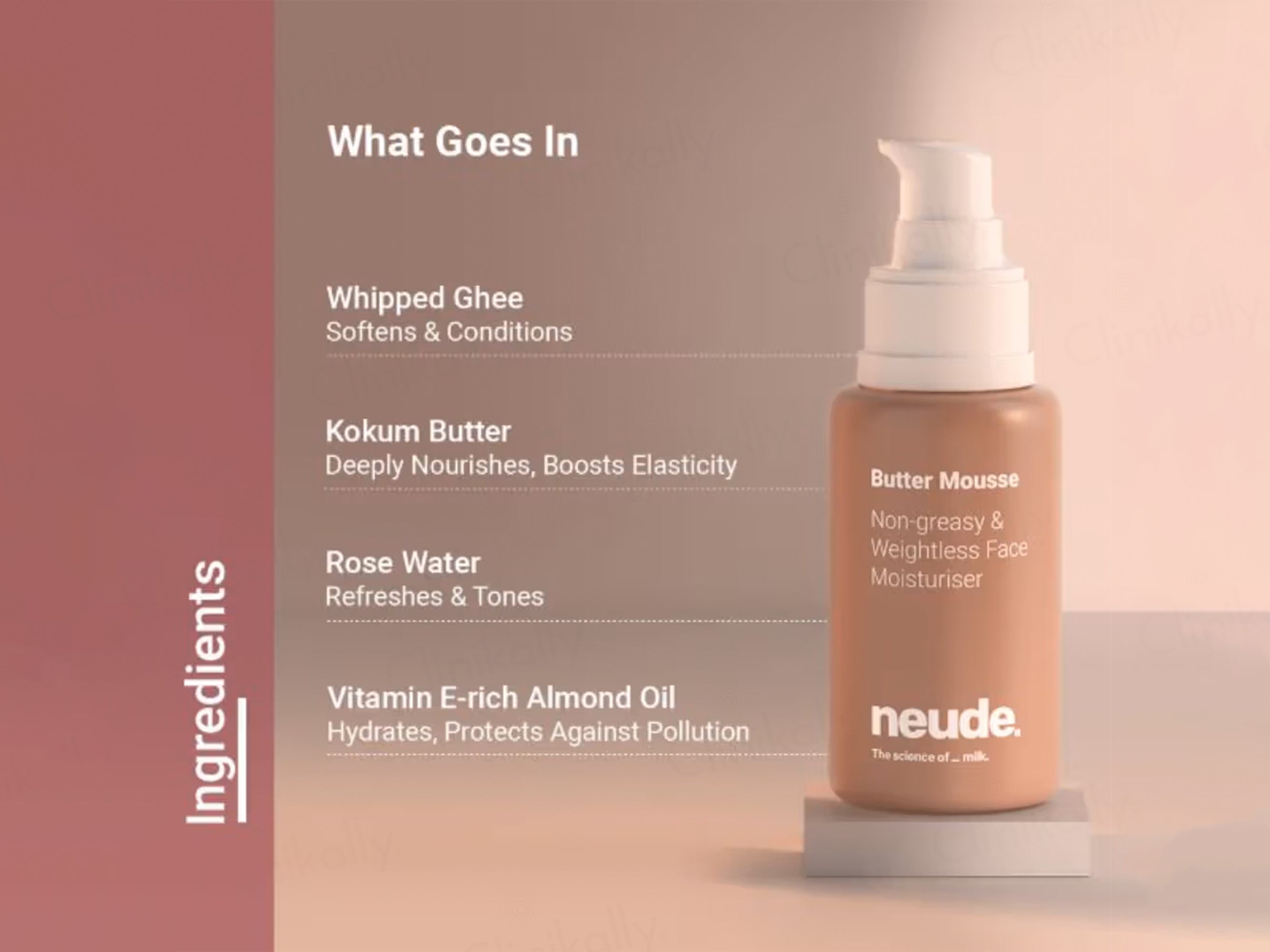 Neude Butter Mousse Non-greasy & Weightless Face Moisturiser