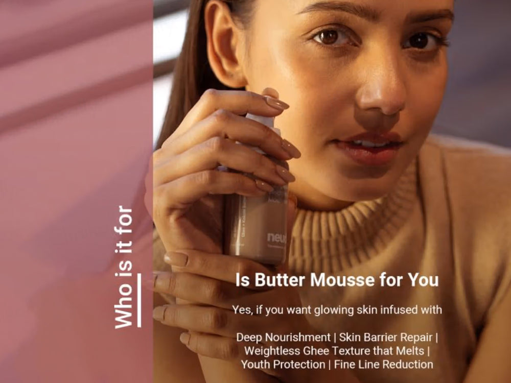 Neude Butter Mousse Non-greasy & Weightless Face Moisturiser