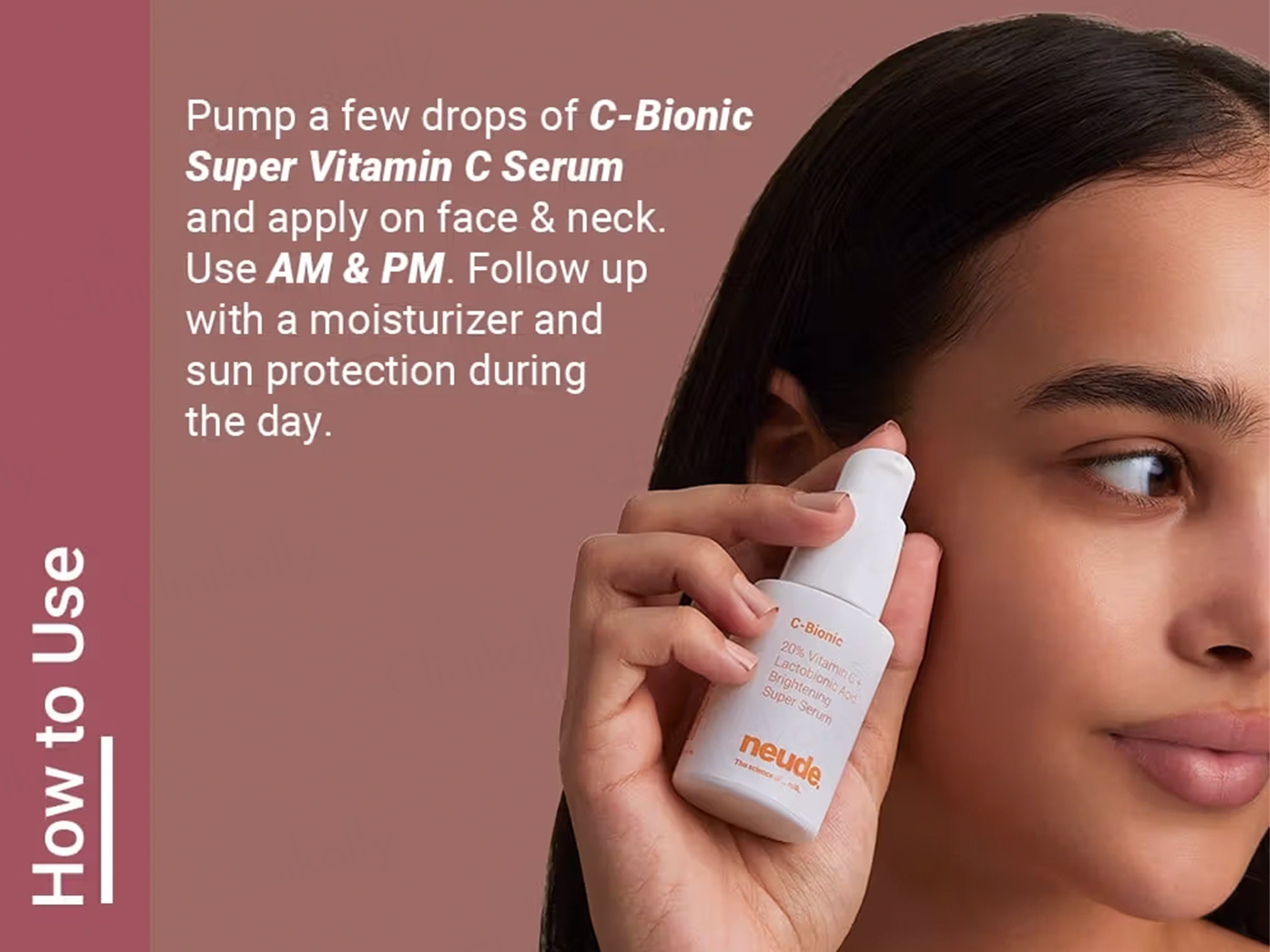 Neude C-Bionic 20% Vitamin C + Lactobionic Acid Brightening Super Face Serum