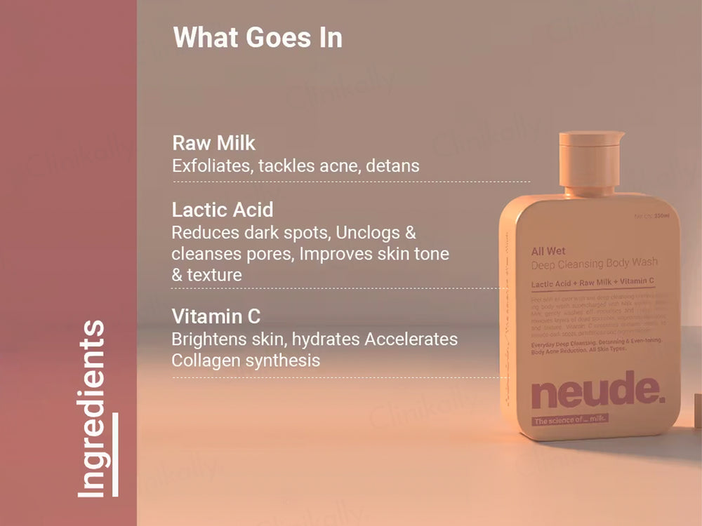 Neude All Wet Deep Cleansing Body Wash