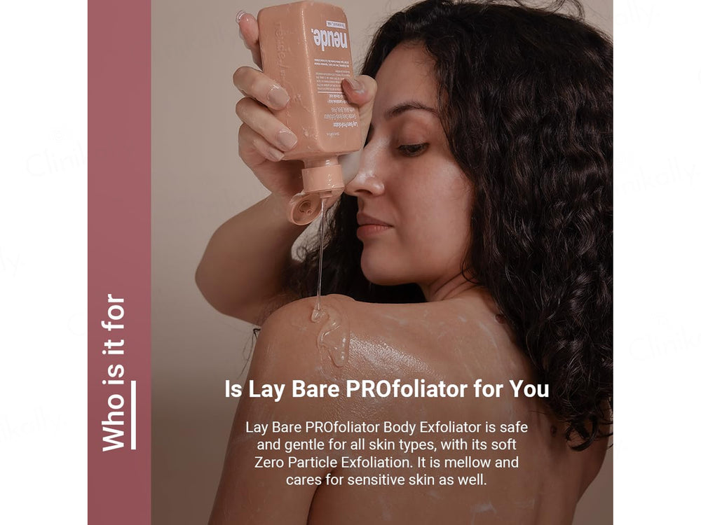 Neude Lay Bare Profoliator Gentle Daily Body Exfoliator Scrub