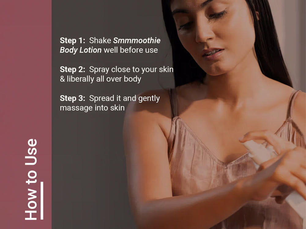 Neude Smmmoothie Ultimate Skin Pampering & Repairing Spray Body Lotion