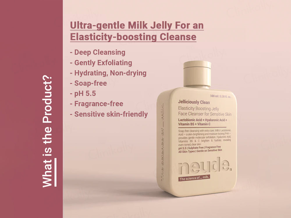 Neude Jelliciously Clean Elasticity Boosting Jelly Face Cleanser For Sensitive Skin