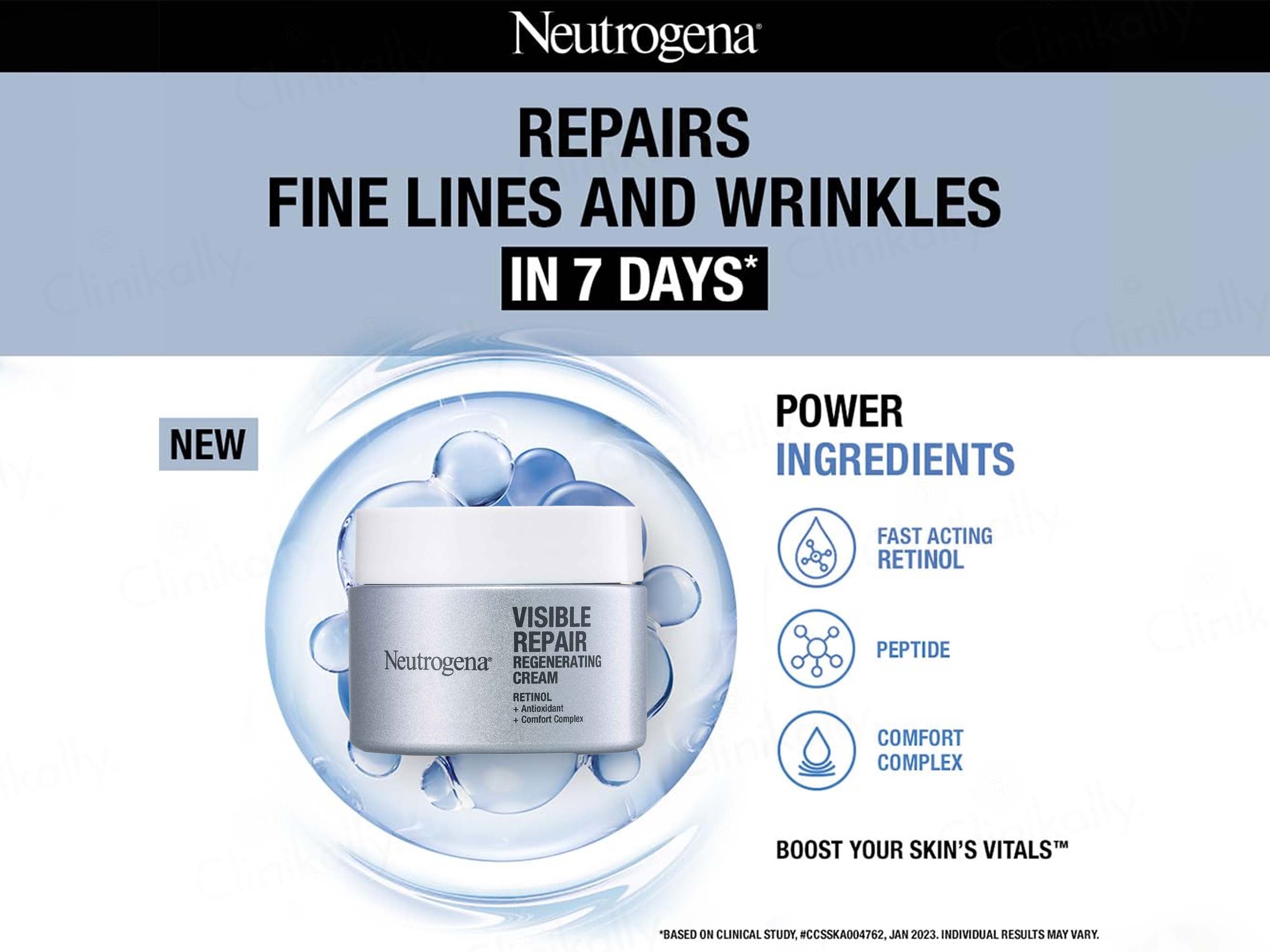 Neutrogena Visible Repair Regenerating Cream With Retinol