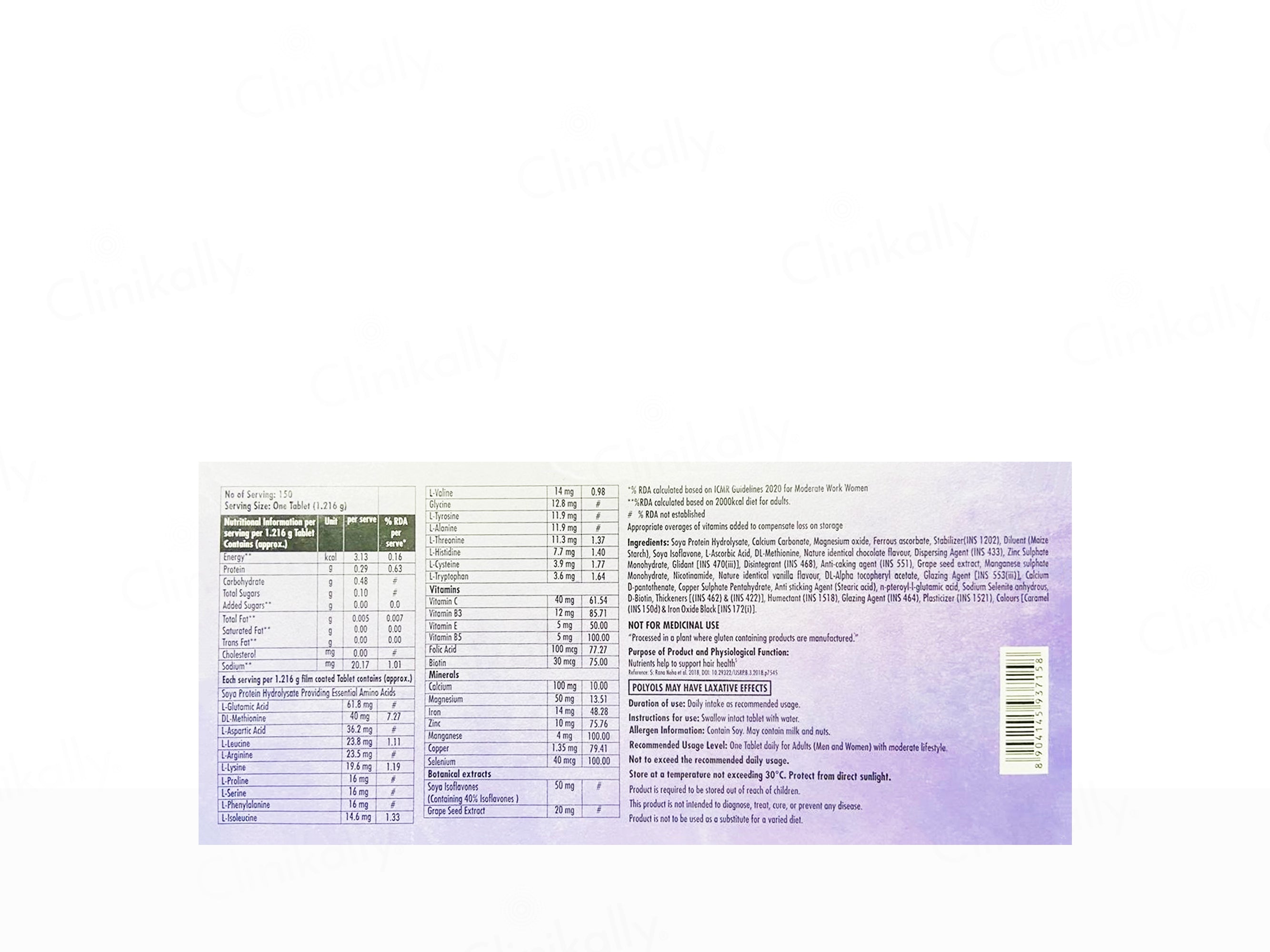 New Follihair Tablet