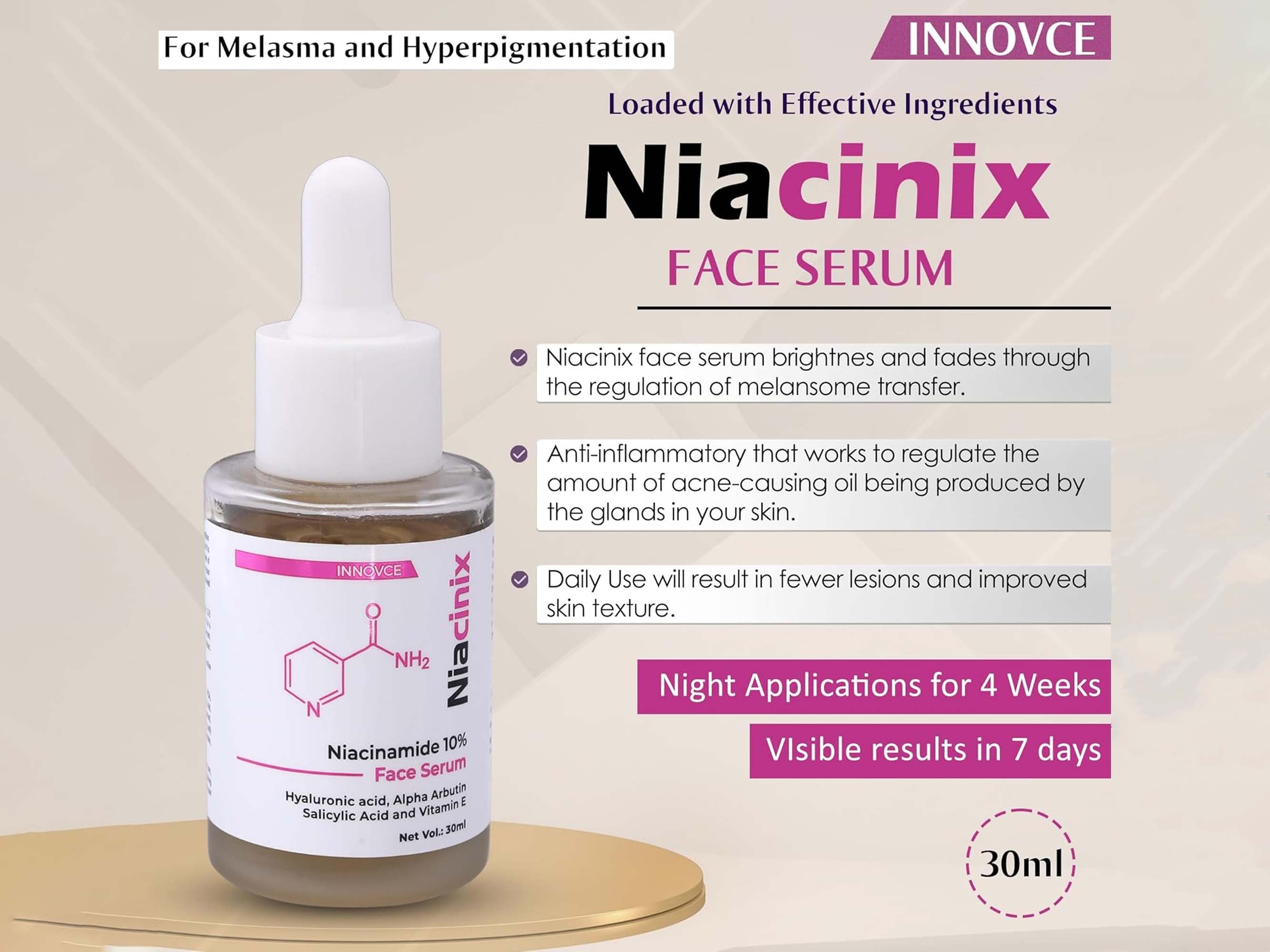 Niacinix 10% Niacinamide Face Serum