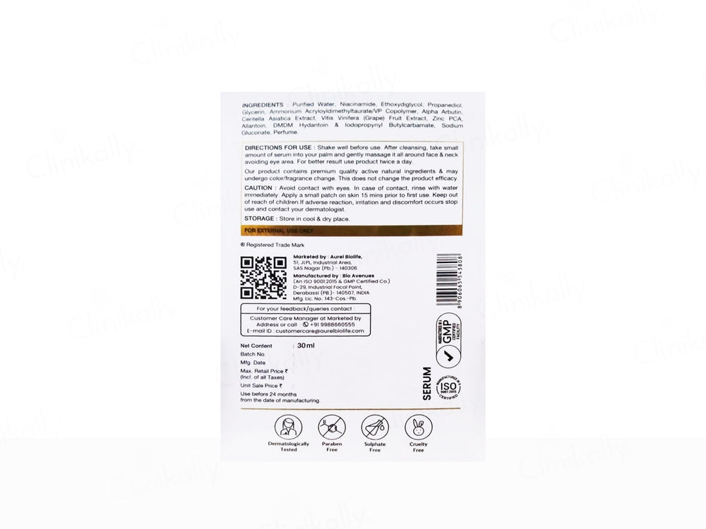 Niafine 10% Niacinamide Serum