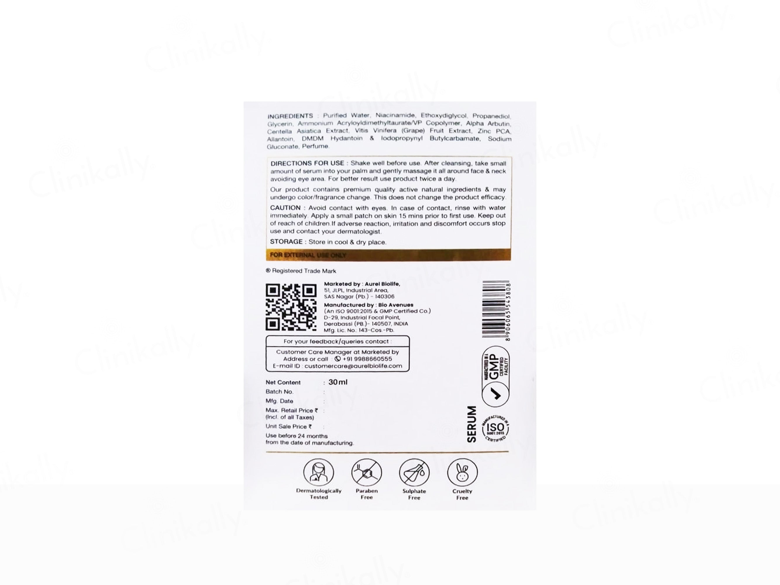 Niafine 10% Niacinamide Serum