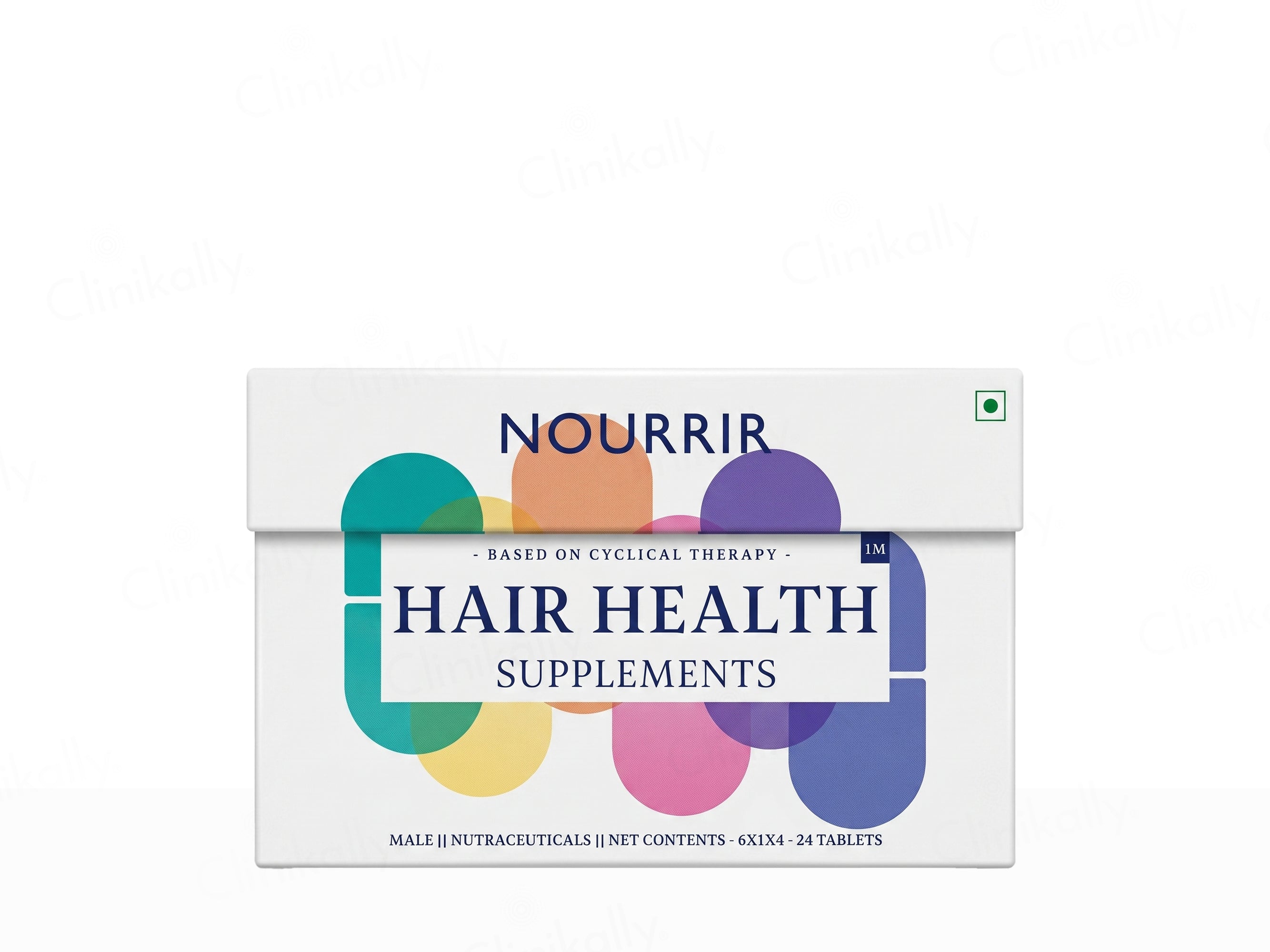 Nourrir Cyclical Therapy Hair Supplement Tablet For Men