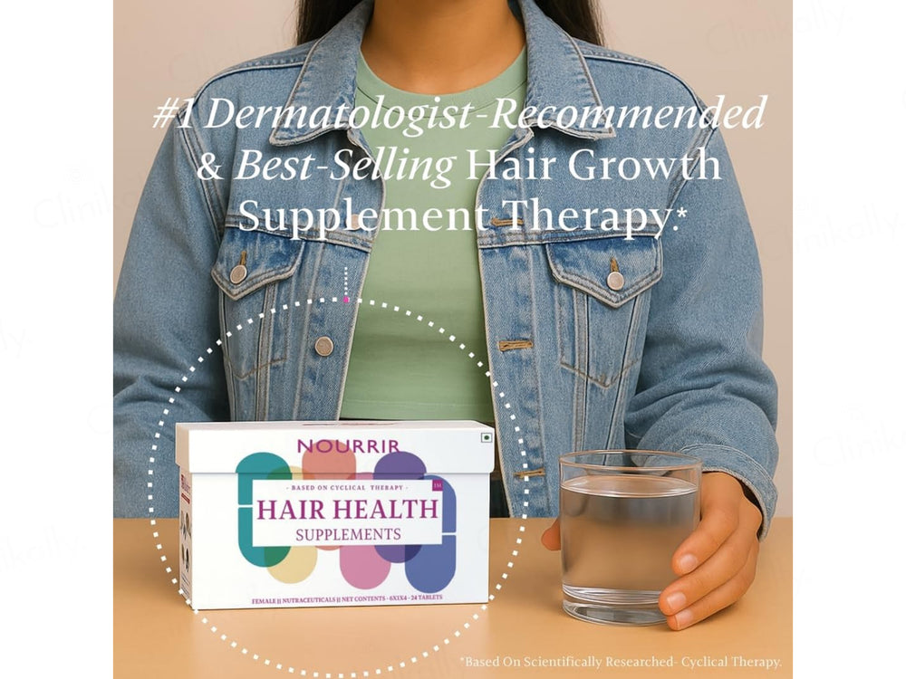 Nourrir Cyclical Therapy Hair Supplement Tablet For Women