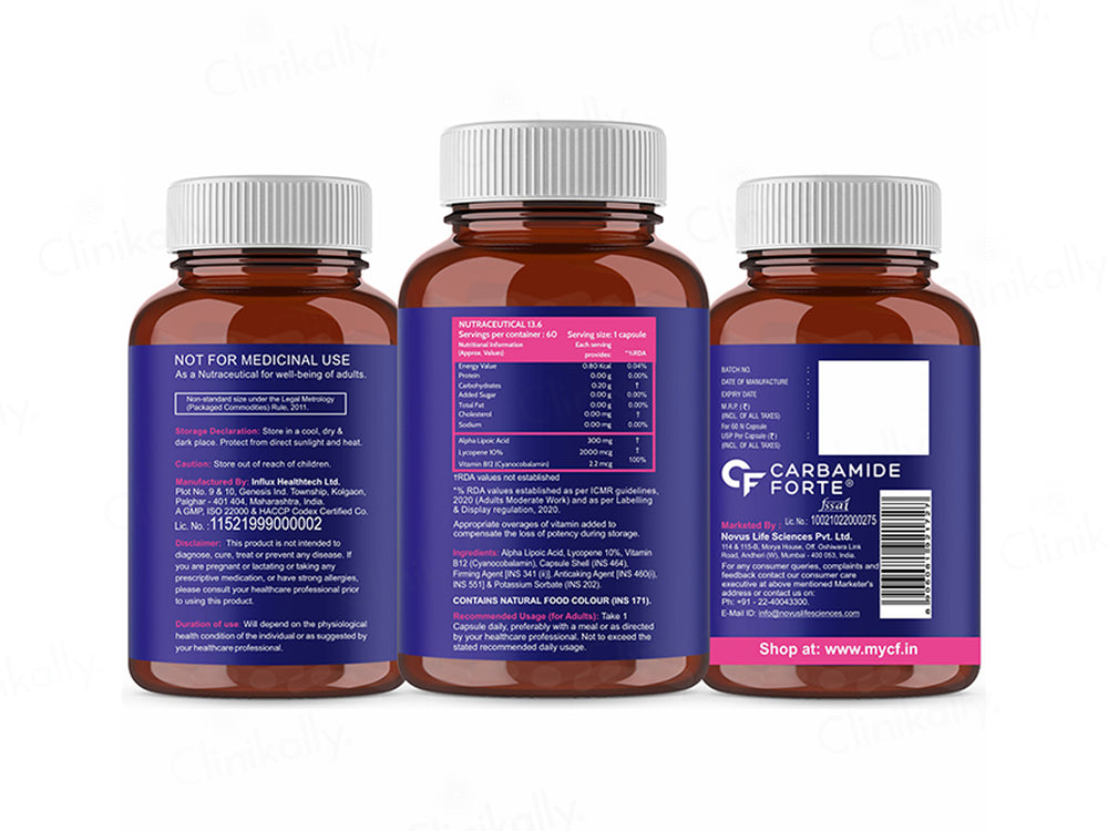 Carbamide Forte Alpha Lipoic Acid 300mg Capsule