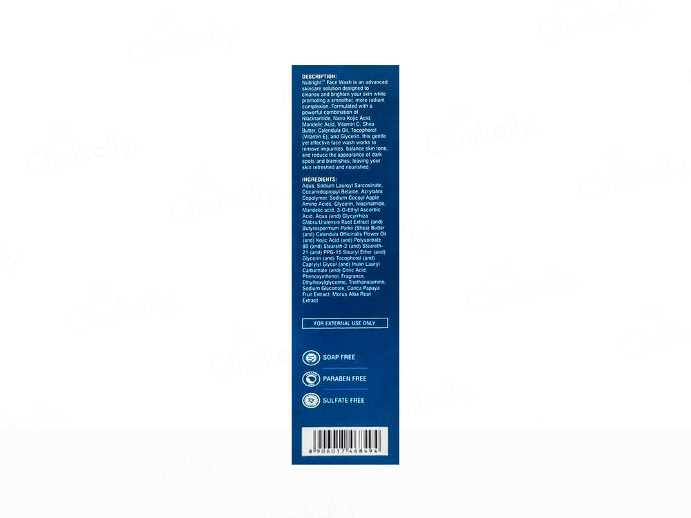 NuBright Gentle Cleansing & Brightening Face Wash