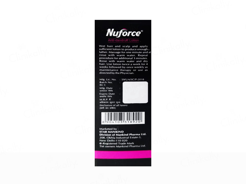 Nuforce Anti-Dandruff Lotion
