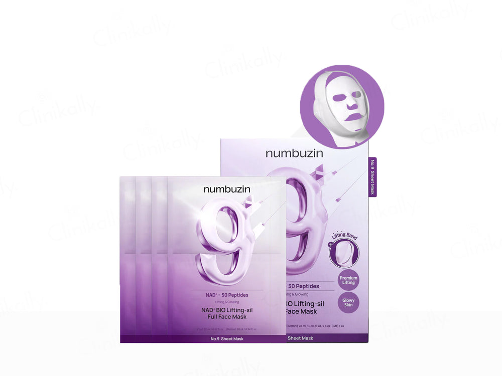 Numbuzin No.9 NAD+ Bio Lifting-Sil Lifting & Glowing Full Face Mask