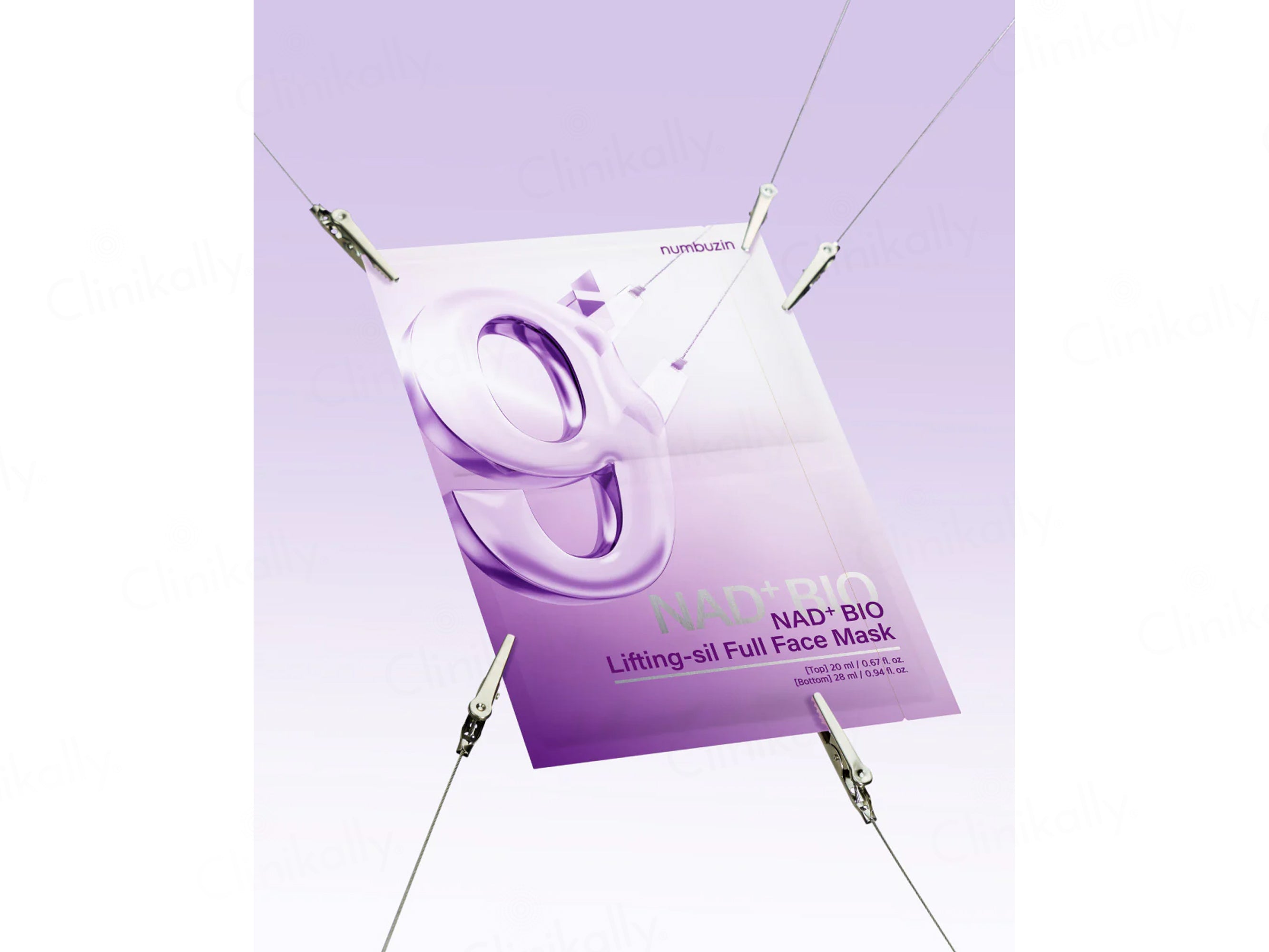 Numbuzin No.9 NAD+ Bio Lifting-Sil Lifting & Glowing Full Face Mask