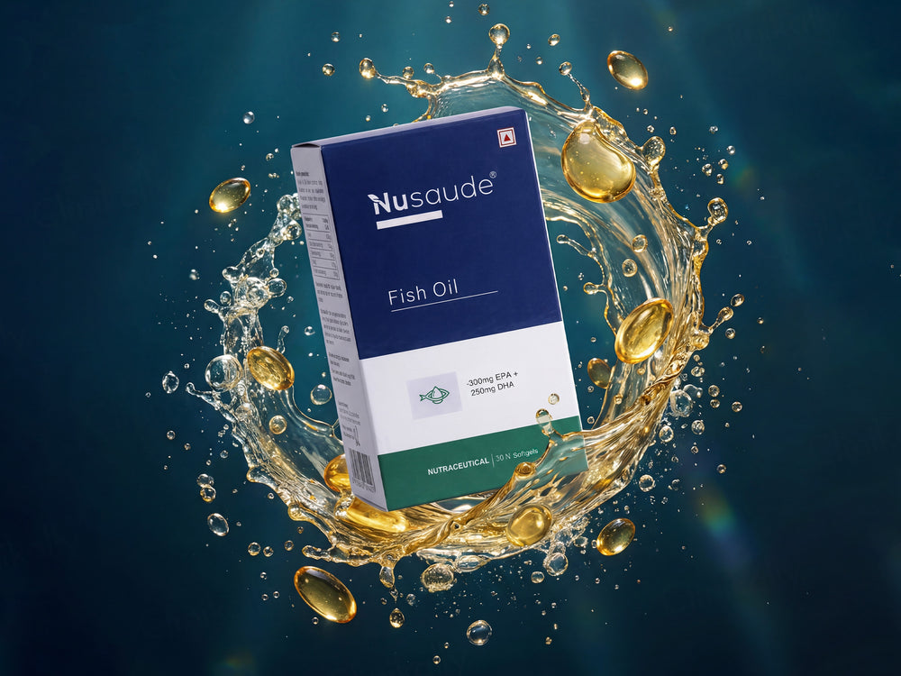 Nusaude Fish Oil Nutraceutical Softgel Capsule