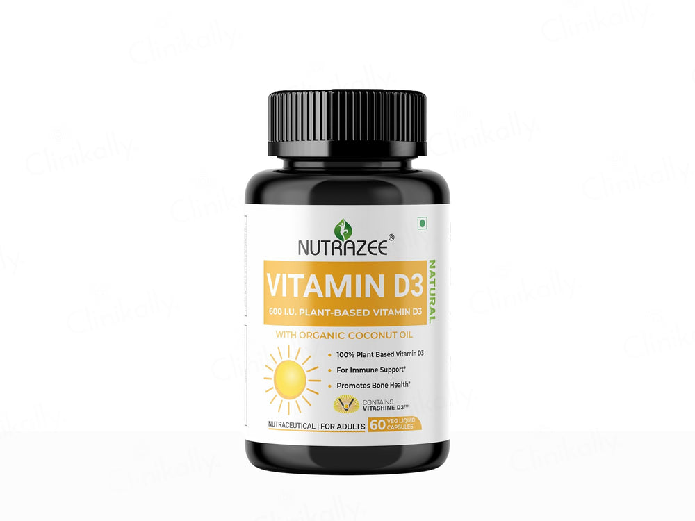 Nutrazee Plant-Based Vitamin D3 Veg Capsule