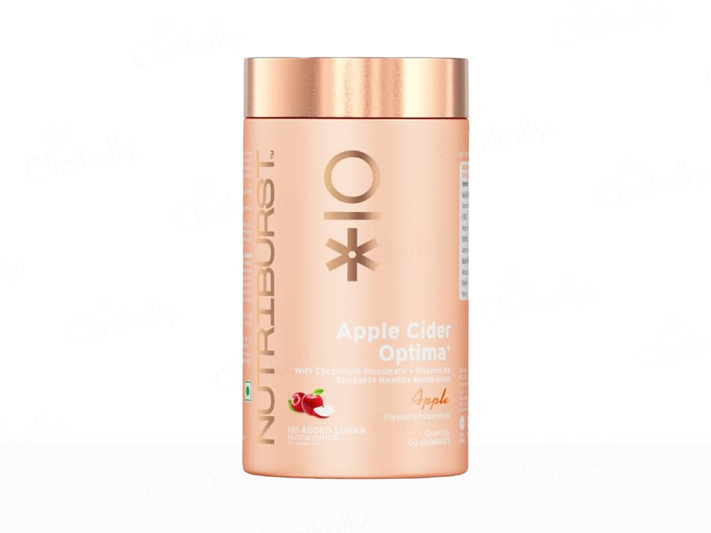 Nutriburst Apple Cider Optima+ Nutraceutical Gummies - Apple Flavour