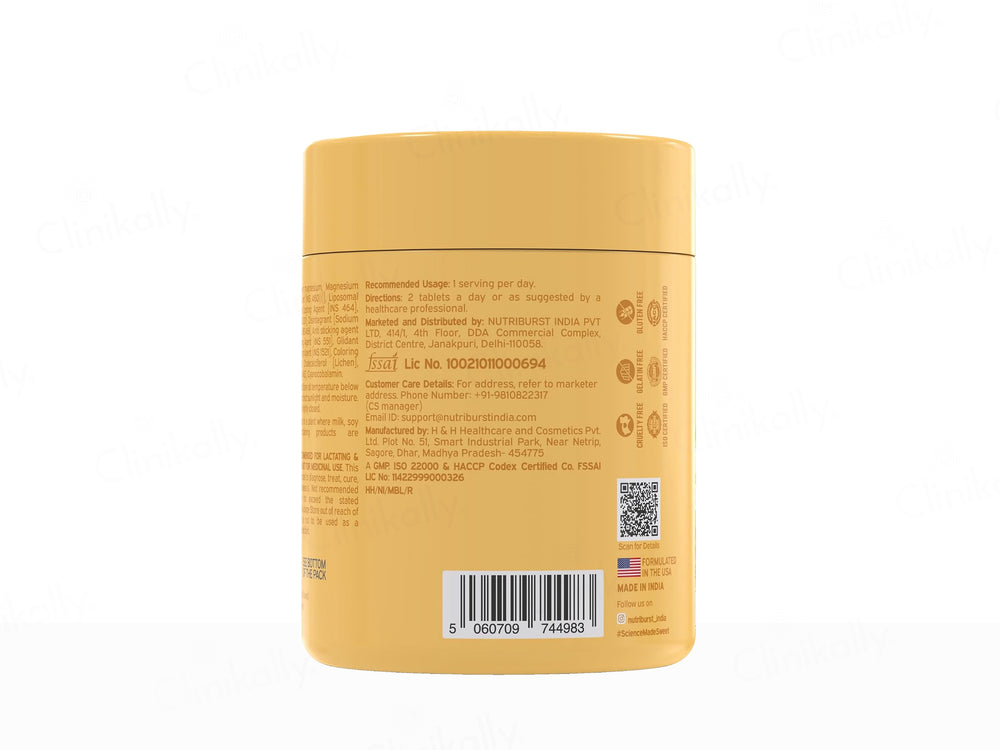 Nutriburst Magnesium Bisglycinate Health Supplement Tablet
