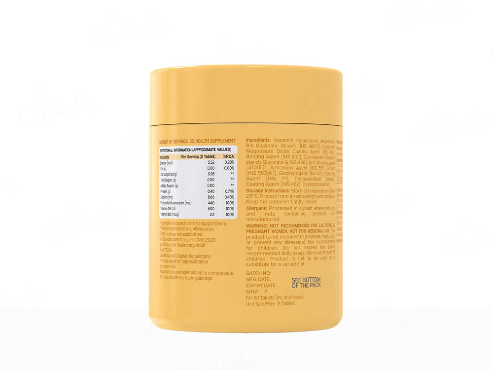 Nutriburst Magnesium Bisglycinate Health Supplement Tablet