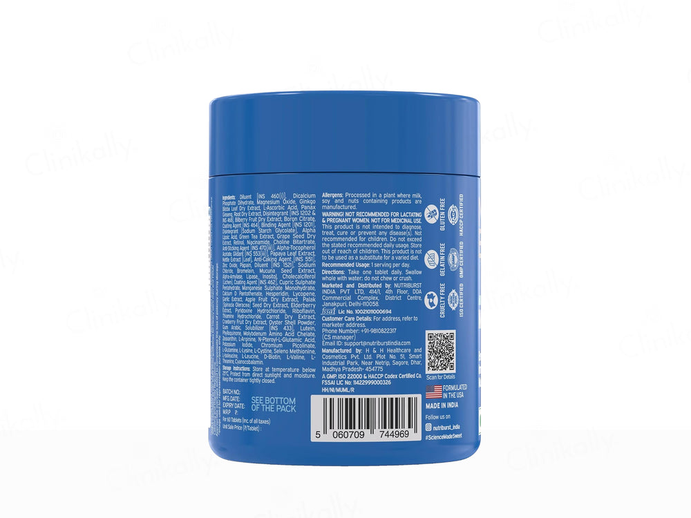 Nutriburst Multivit Ultra Nutraceutical Capsule For Men