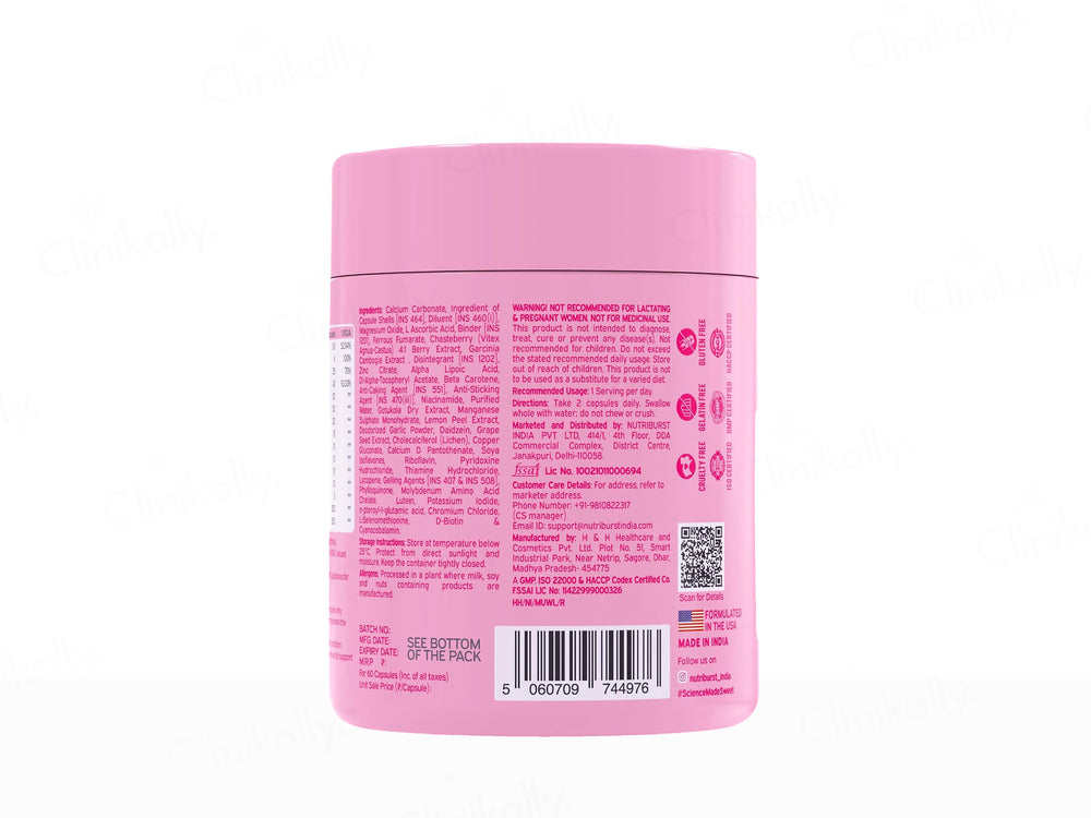 Nutriburst Multivit Ultra Nutraceutical Capsule For Women